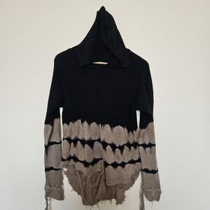 Mono B Distressed Sweater Hoodie